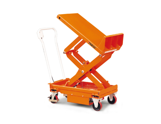 可倾斜式平台车